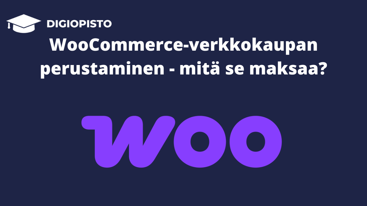 WooCommerce verkkokaupan hinta - paljonko perustaminen maksaa?
