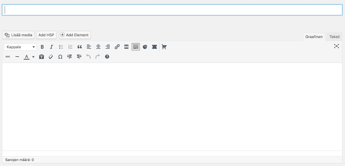 wordpress classic editor