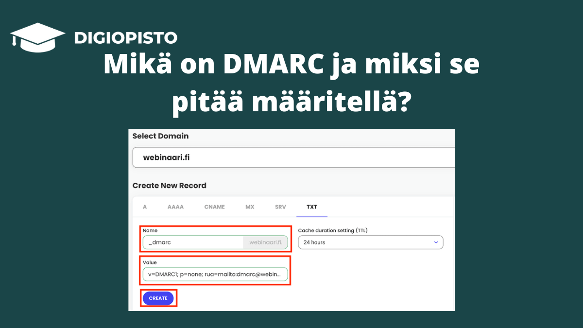 DMARC vahvistaa sähköpostin lähettäjän aitouden