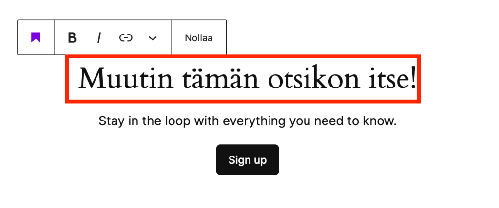Lohkomallin otsikko on muokattu sisällön tuottajan toimesta.