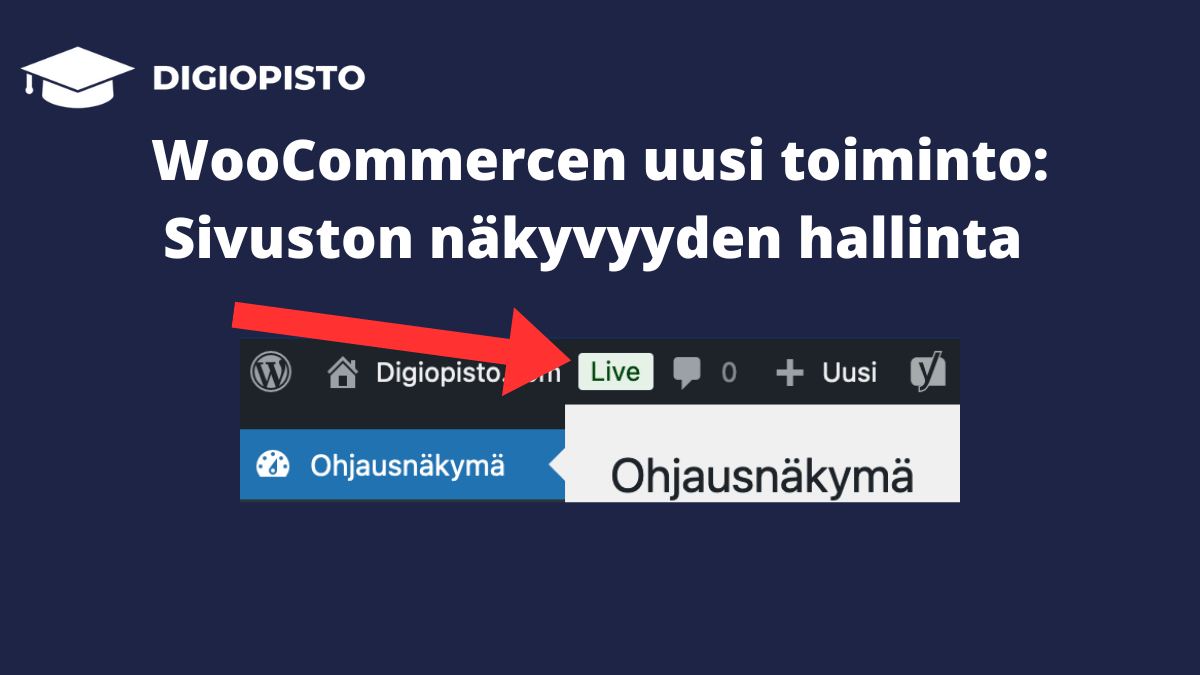 Sivuston näkyvyyden hallinta WooCommercessa
