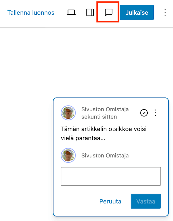 WordPress 6.9 huomioita lisätty